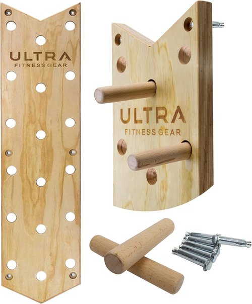 Climbing Pegboard 51 Inch, Climbing Hold Cross Training Exercise Equipment, Climbing Wall Training Ladder for Fitness, Agility and Muscle Strength