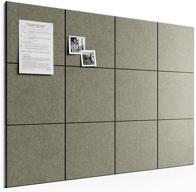 Bumusty Large Cork Board 48" x 36" Alternative