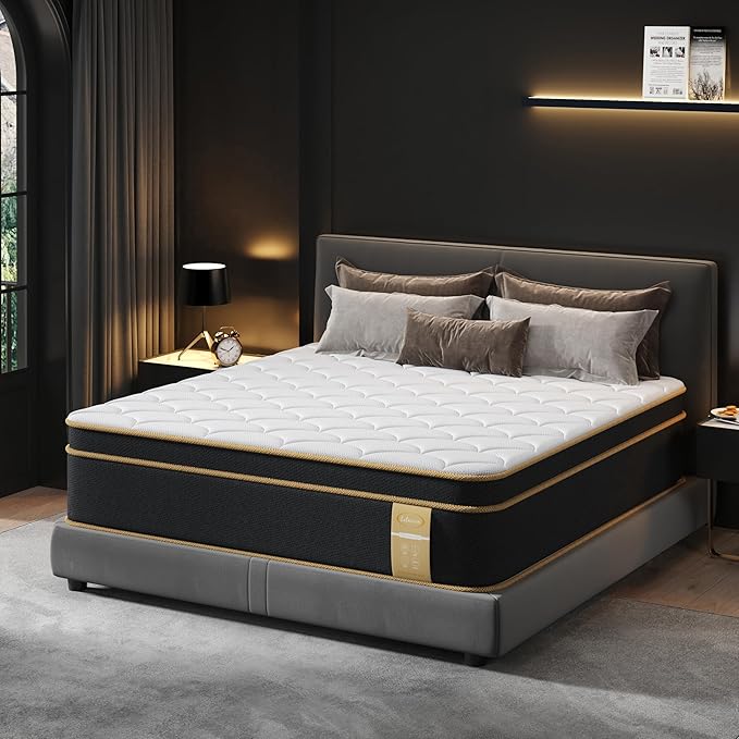 Full Size Mattress, 11 Inch Gel Memory Foam Hybrid Mattress Full Size in a Box, Full Bed for Pressure & Pain Relief, Certipur-US, Motion Isolation Pocket Spring, Edge Support