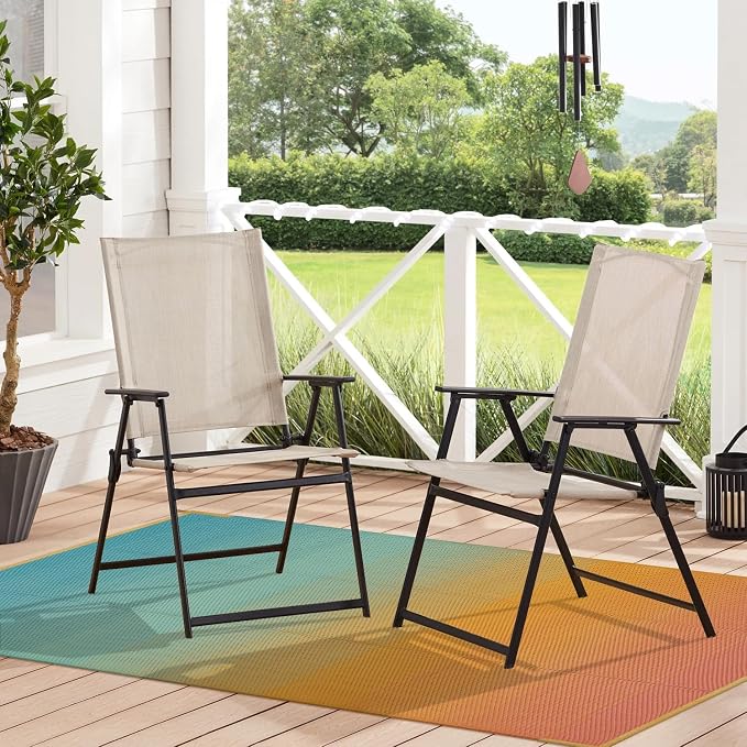 Anidaroel Ombre Outdoor Rug 5x8ft Waterproof for Patio Decor, Reversible Plastic Straw Outside Rug, UV Resistant RV Camping Mat for Porch, Balcony, Pool Deck, Backyard(Orange&Blue, 5'x8')