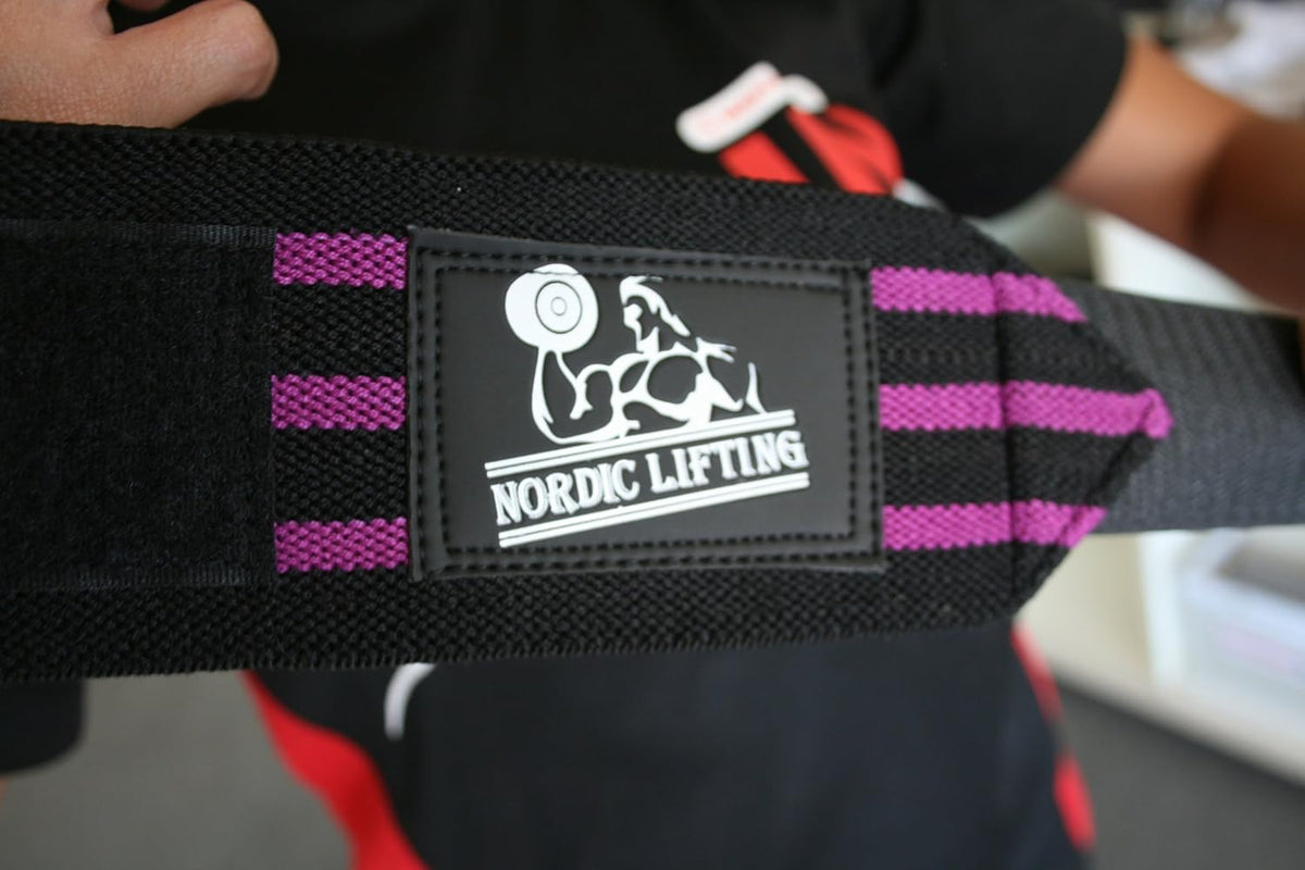 Wrist Wraps for Weightlifting & Powerlifting - Durable Support Straps with Thumb Loop (1 Pair) - Essential Gym Gear for Men & Women