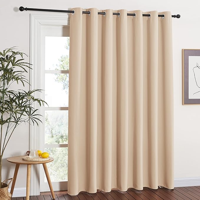 NICETOWN Extra Wide Patio Door Curtain