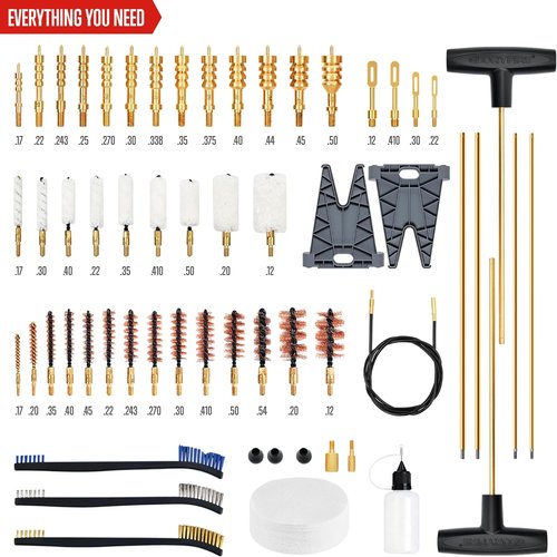 GLORYFIRE Elite Gun Cleaning Kit - Universal Cleaner for Shotguns & Pistols | Includes Plastic Holder & Reinforced Rods