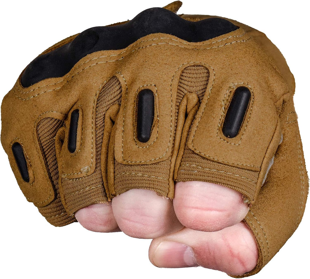 TitanOPS Tactical Gloves - Fingerless Design for Enhanced Grip | Ideal for Motorcycle, Hunting & Shooting