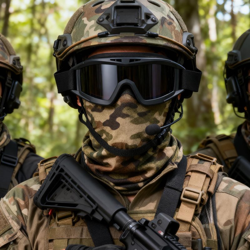 Triple Threat Tactical Goggles: Anti-Fog, 3x Lens & UV400 - Military Grade Protection for Airsoft, Shooting, and Outdoor Sports