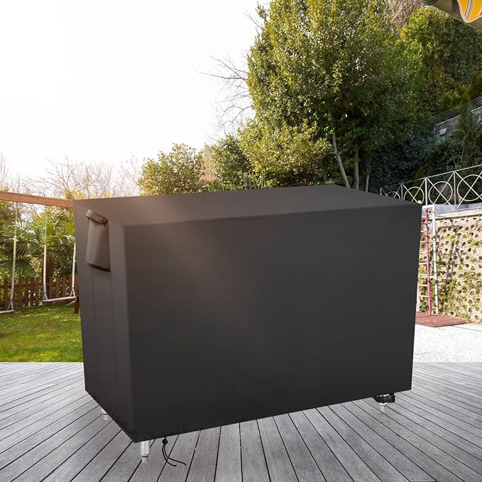 Outdoor Prep Table Cover 24 Inch, Waterproof Patio Stainless Steel Metal BBQ Table Cover All Season Protection for Outdoor Table - 24 x 24 x 35 Inch