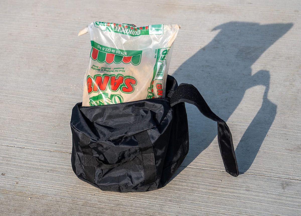 Hoop Helper 2 by Johnny World - Premium Sandbag Weight for Portable Basketball Hoops - Attractive, Secure Stability to Prevent Tipping and Enhance Safety - Ideal Alternative to Bricks & Rocks