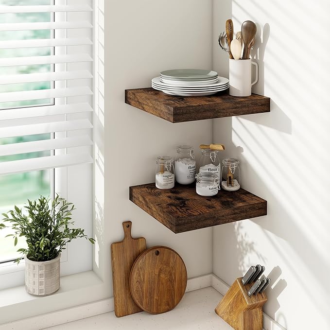 Vivelove 12" Deep Floating Shelves