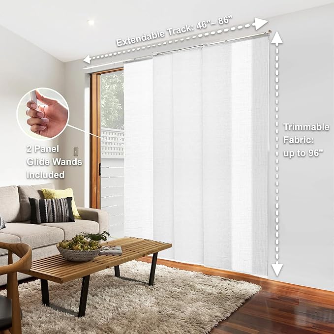 CHICOLOGY Panel Track Vertical Blinds