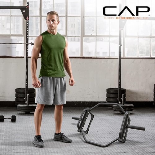 CAP Barbell Olympic Trap Bar - Versatile Shrug Bar for Deadlifts | Heavy-Duty Design