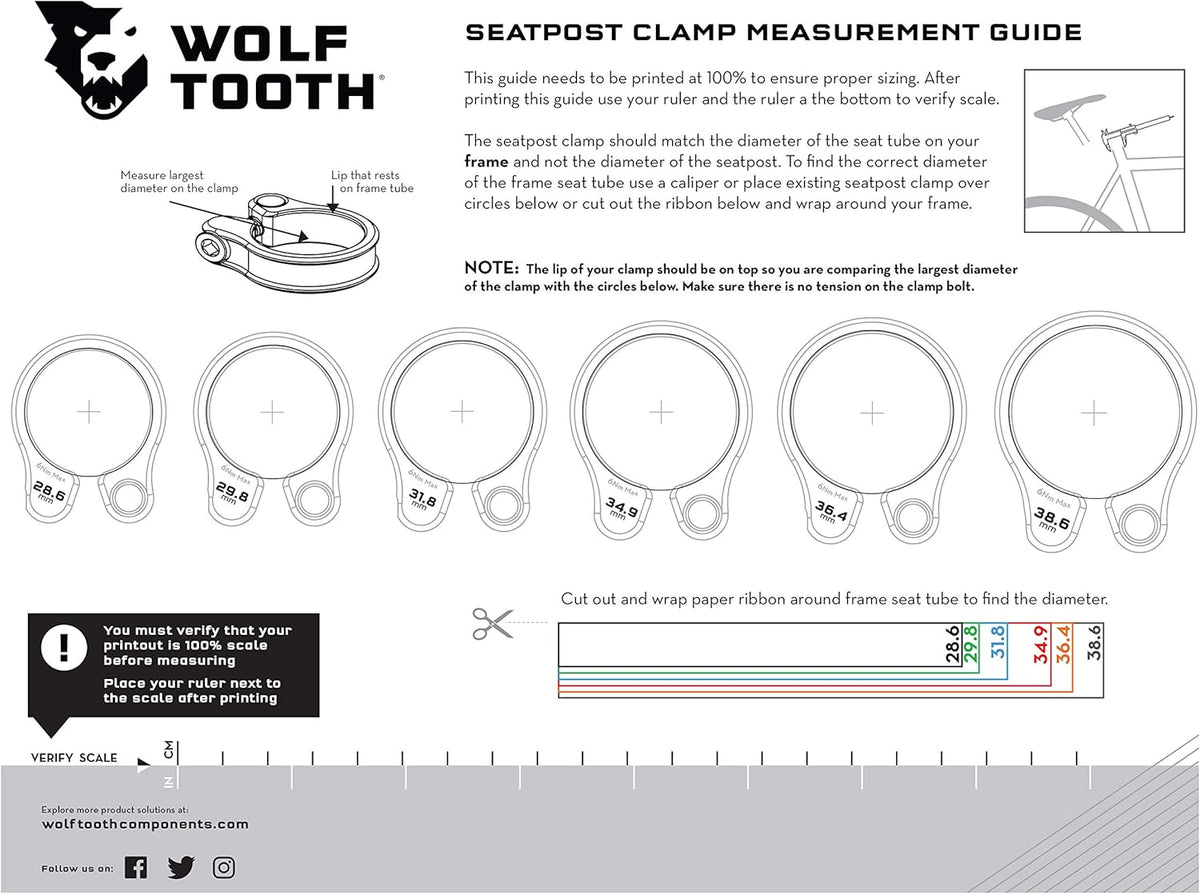Wolf Tooth Precision-Machined Seatpost Clamp