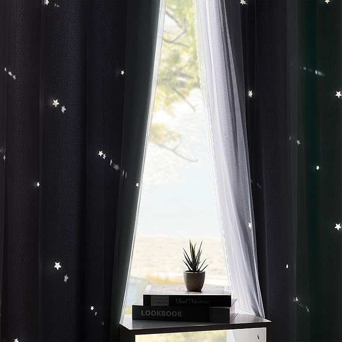 XiDi Bedroom Decor Blackout Curtains