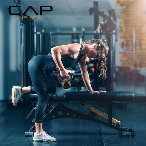 CAP Barbell Cast Iron Kettlebell - Durable Coated Finish | Available in Multiple Weights and Sets
