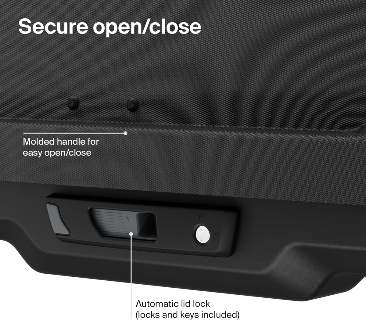Thule Force 3 M US - Premium Rooftop Cargo Box for Extra Storage | Sleek Design & Durable Construction