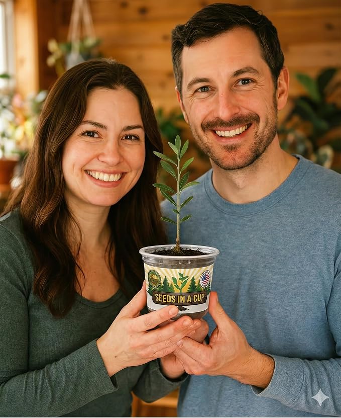 Tree Grow Kit | Easy to use | Educational | Memorial Gift | Plant It for The Planet | Grow Your Own Tree |Wide Selection to Choose from (Crape Myrtle)