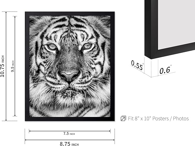 Poster Master Vintage Tiger Face Print
