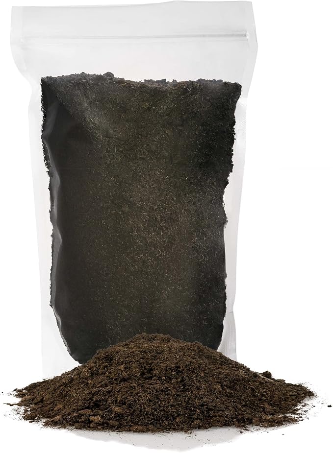 Premium Natural Sphagnum Peat Moss - Gardening Soil Amendment and Carnivorous Plant Soil Media by Gardenera (2 Quart Bag)