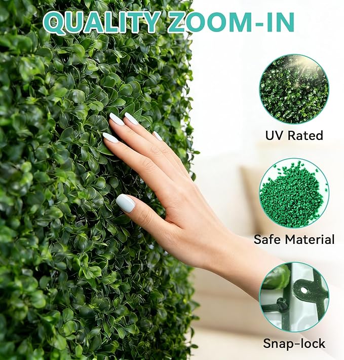 Artificial Boxwood Wall Panels