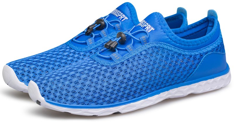 DOUSSPRT Women's Water Shoes Quick Drying Sports Aqua Shoes RoyalBlue 11