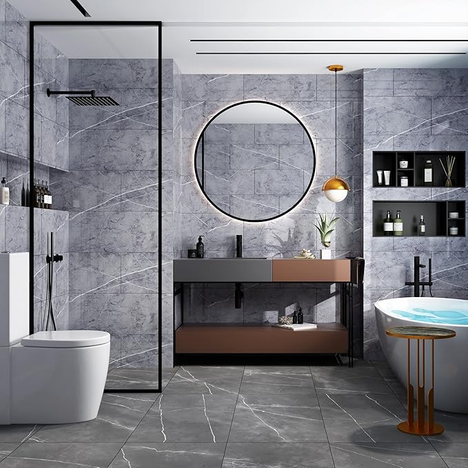 Haimin Wall Panels Peel and Stick 10 Pieces 23.6x11.8in Lightweight Backsplash