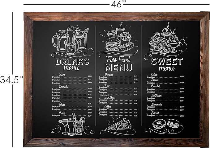 Loddie Doddie Magnetic Chalkboard - 46 in x 34.5 in