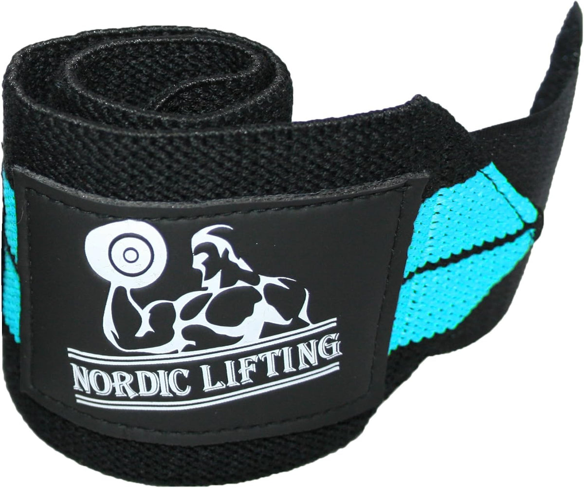 Wrist Wraps for Weightlifting & Powerlifting - Durable Support Straps with Thumb Loop (1 Pair) - Essential Gym Gear for Men & Women