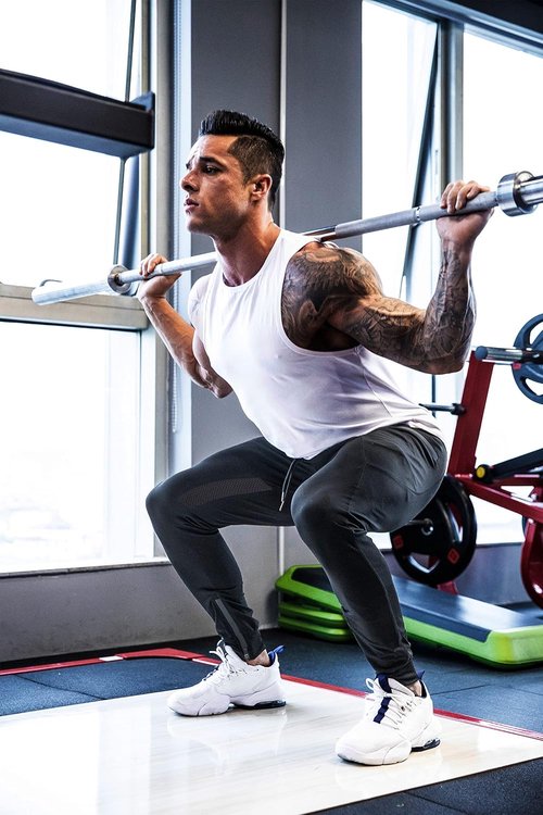FIRSTGYM Men's Slim Fit Joggers - Breathable Workout Sweatpants with Zipper Pockets | Ideal for Training