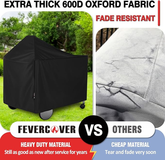Grill Cover for Weber 22 Inch Performer Deluxe Charcoal, Heavy Duty Waterproof 7152 BBQ Grill Covers