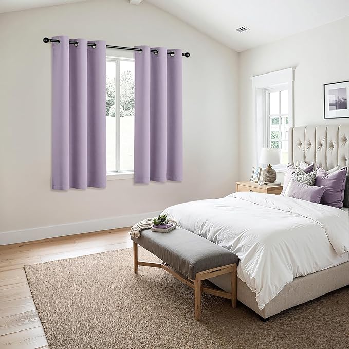 MIULEE Blackout Curtains for Bedroom Living Room 2 Panels, Thermal Insulated