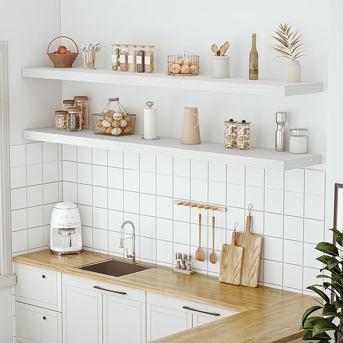 Vivelove 12 in Deep Floating Shelves