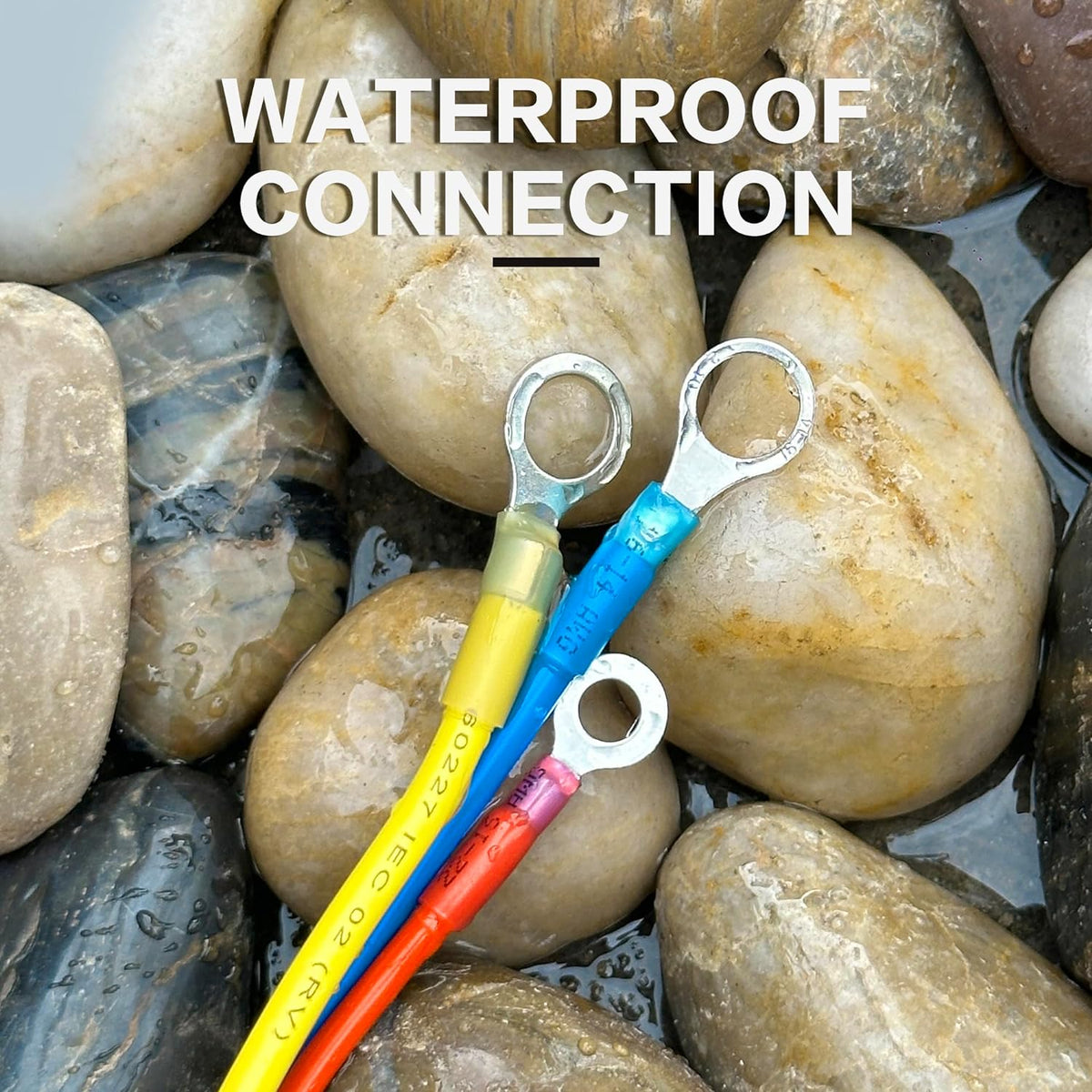 180Pcs Heat Shrink Wire Connectors Kit | Waterproof Marine & Automotive Electrical Crimp Terminals