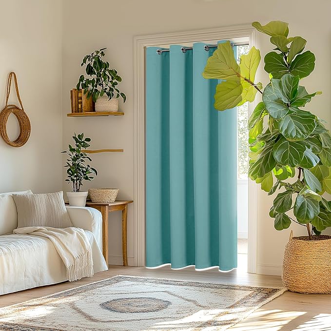 ChrisDowa Blackout Curtains 84 inches Long