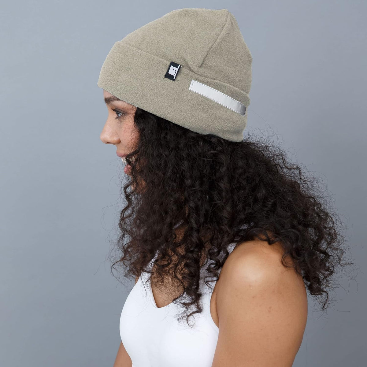 The Hat Depot Fleece Winter Functional Beanie Hat Cold Weather-Reflective Safety for Everyone Performance Stretch