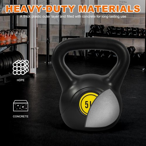 Fitvids Kettlebell Set - Strength Training Weights for Home Workouts | Adjustable 10-40 lbs