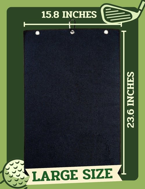 CybGene 60th Birthday Gifts Golf for Men Golfer, Funny Golf Towels for Golf Lovers, Husband, Perfect for Dad, Boss, Grandpa for Birthday