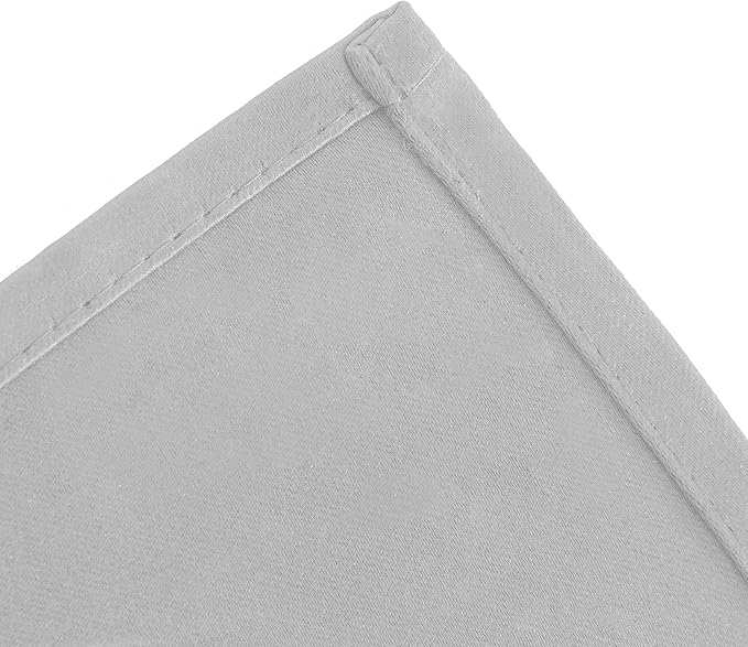 LEMOMO Blackout Curtains 52 x 84 inch/Light Grey Curtains Set of 2