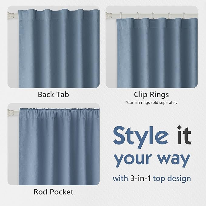 FMFUNCTEX 100% Blackout Curtains