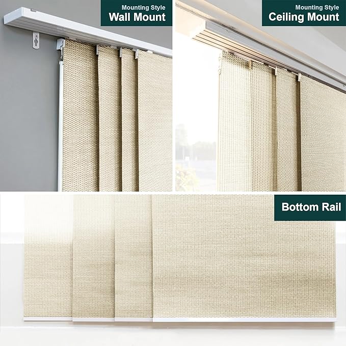 CHICOLOGY Panel Track Vertical Blinds