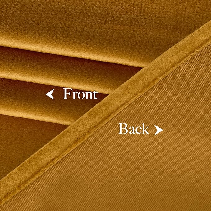 NICETOWN Warm Velvet Curtains 84 inch Long