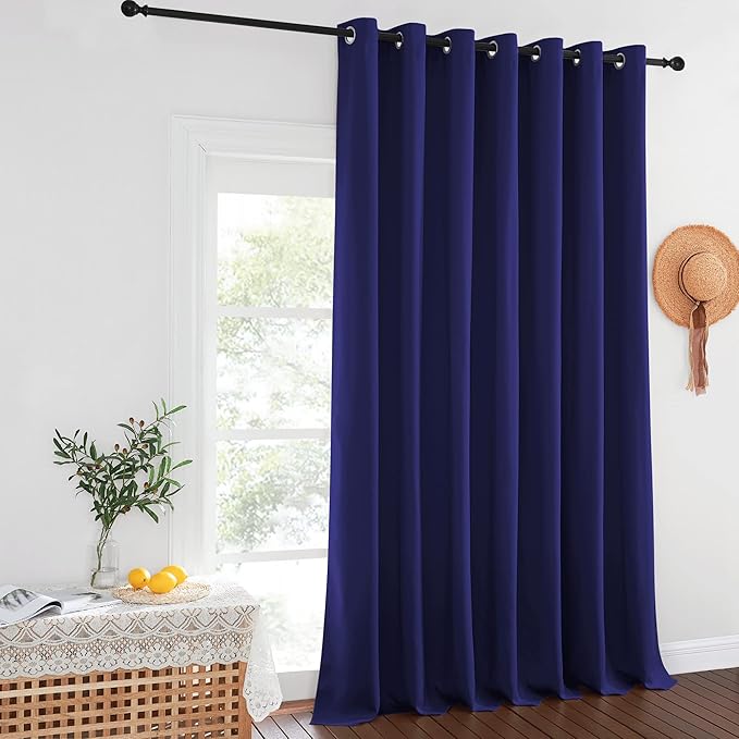 NICETOWN Navy Blue Blackout Curtains