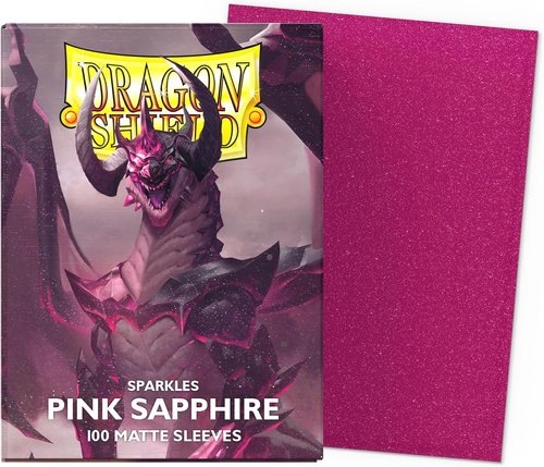 Dragon Shield | Matte Card Sleeves - 100 CT Smooth & Durable TCG Protection | Pink Sapphire