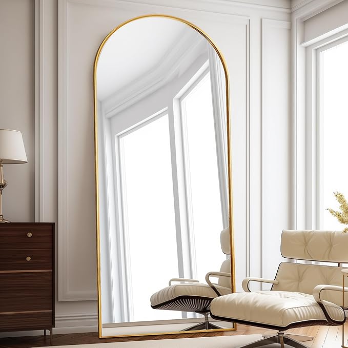 Floor Length Mirror, Wall Mounted Mirrors, Arched-Top Body Mirror