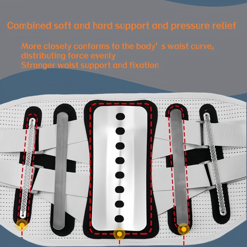 Aylashine Back Brace Lower Back Pain Relief, Lumbar Support Belt with Breathable Pad, Adjustable Back Support Brace for Women & Men - Scoliosis, Sciatica & Herniated Disc Relief XL