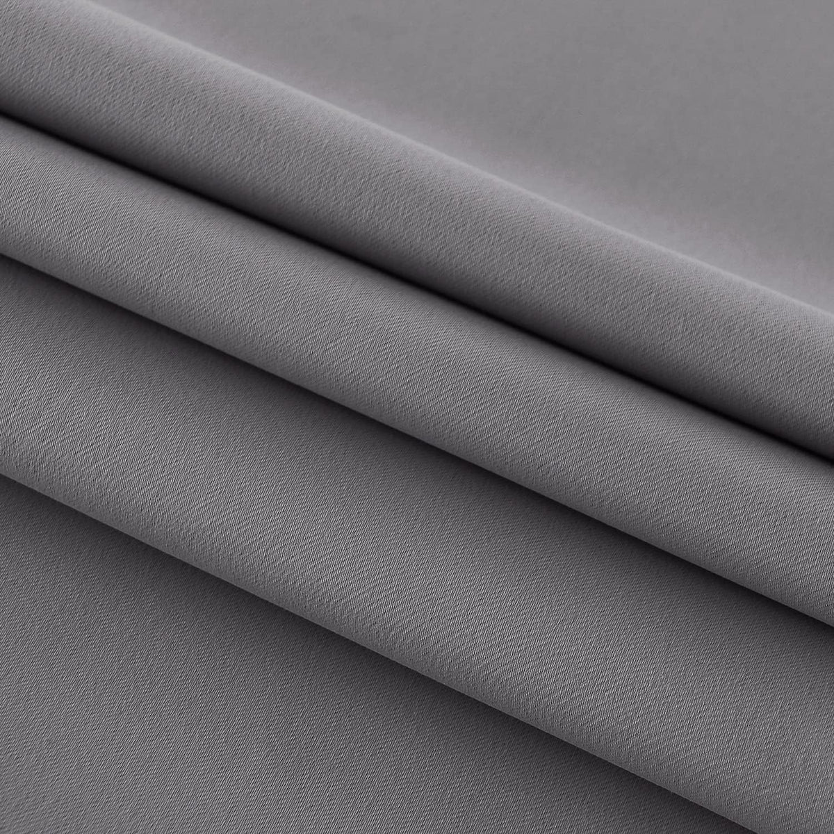 DWCN French Door Curtains – Rod Pocket Thermal Blackout Curtain for Doors with Glass Window, Kitchen and Patio Doors for Privacy, 36 X 72 Inches Long, 1 Curtain Panel with Tieback,Grey