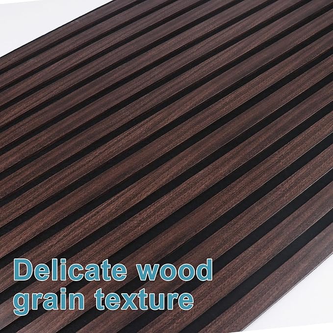 Wood Slat Acoustic Wall Panels-3D Fluted Sound Absorbing Panel