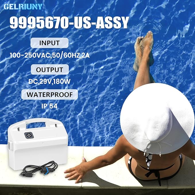 Upgrade 9995670 Assy Power Supply Unit Replacement Part Fit for Maytronics Dolphin Advantage Old/Saturn/Sprite/Commander/Deluxe 3/DX5/Pool in/Pool Up/S50/Zenit 10/Logic ECO 40