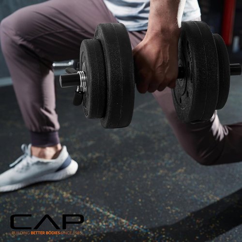 CAP Barbell 40-Pound Adjustable Dumbbell Set - Versatile Weights for Home Gym Workouts