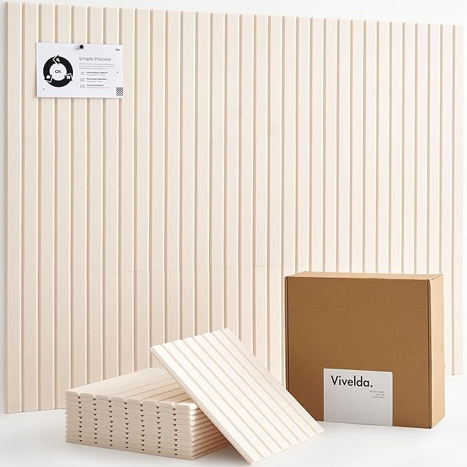 VIVELDA Large Bulletin Board 48x36- Office Wall Organizer, Replace Your Old
