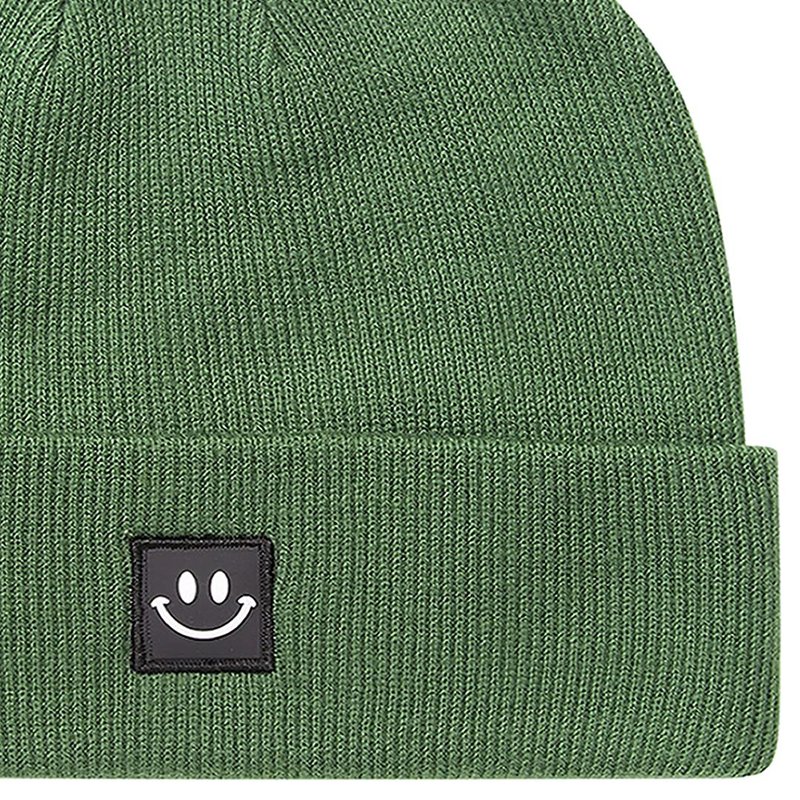 MaxNova Knit Beanie Hat with Smile Face for Men/Women