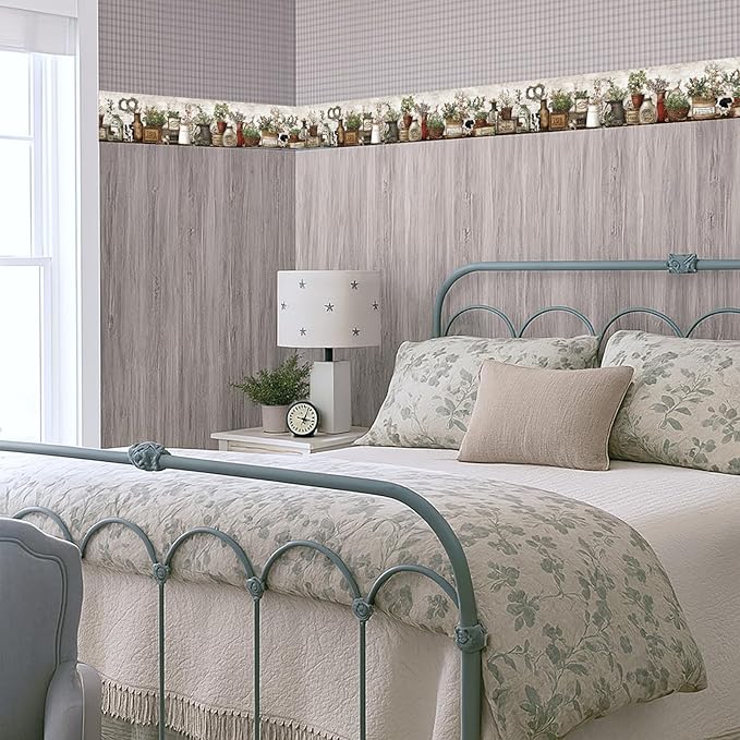 Farmhouse Peel and Stick Wallpaper Border